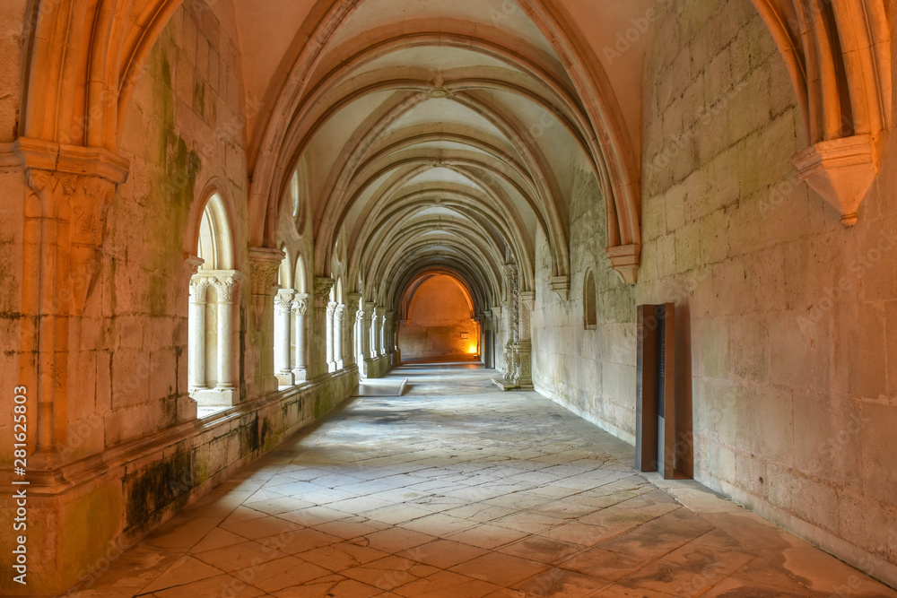Fototapeta premium Monastery courtyard gallery