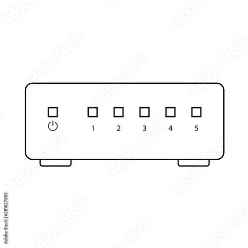 Ethernet Switch Icon