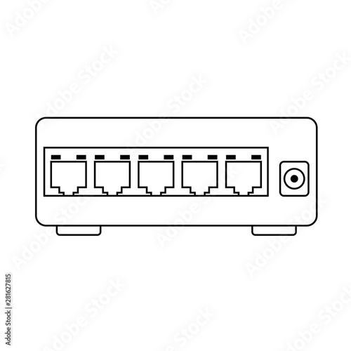 Ethernet Switch Icon