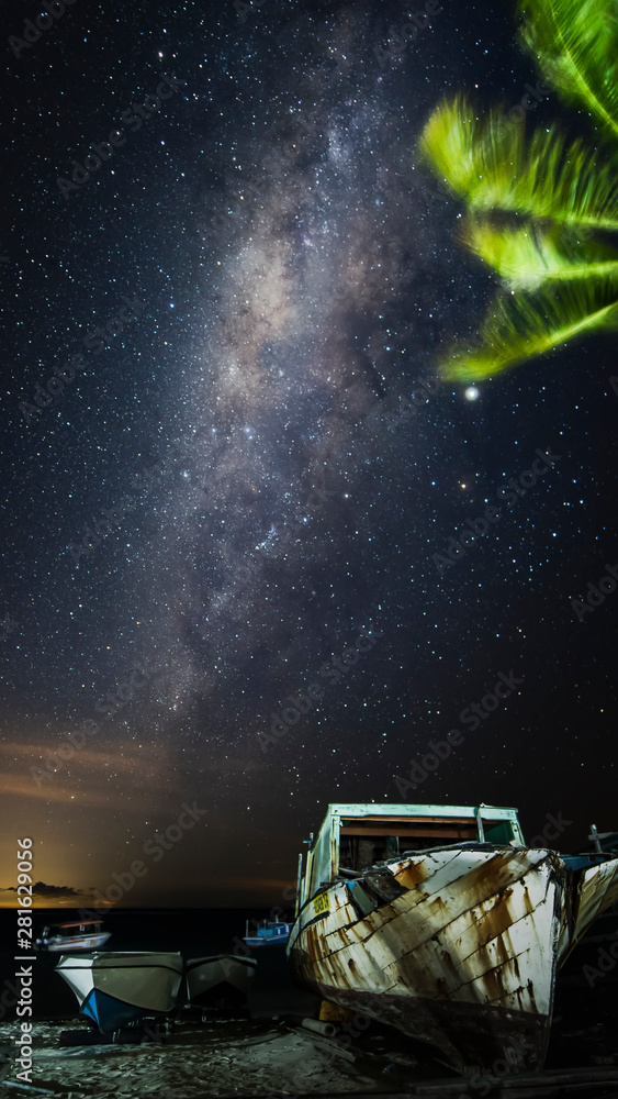 Milky way galaxy with stars and space dust in the universe. Long exposure. Milky way galaxy with stars and space dust in the universe. Long exposure.