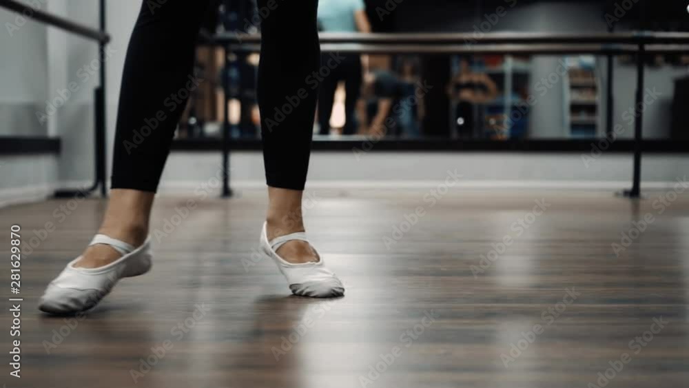 girl dancing in a dance school girl dancing in a dance school