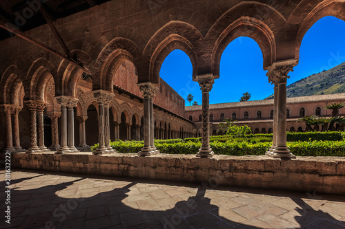 Bild auf Leinwand Kathedrale von Monreale Palermo, Sizilien Italien