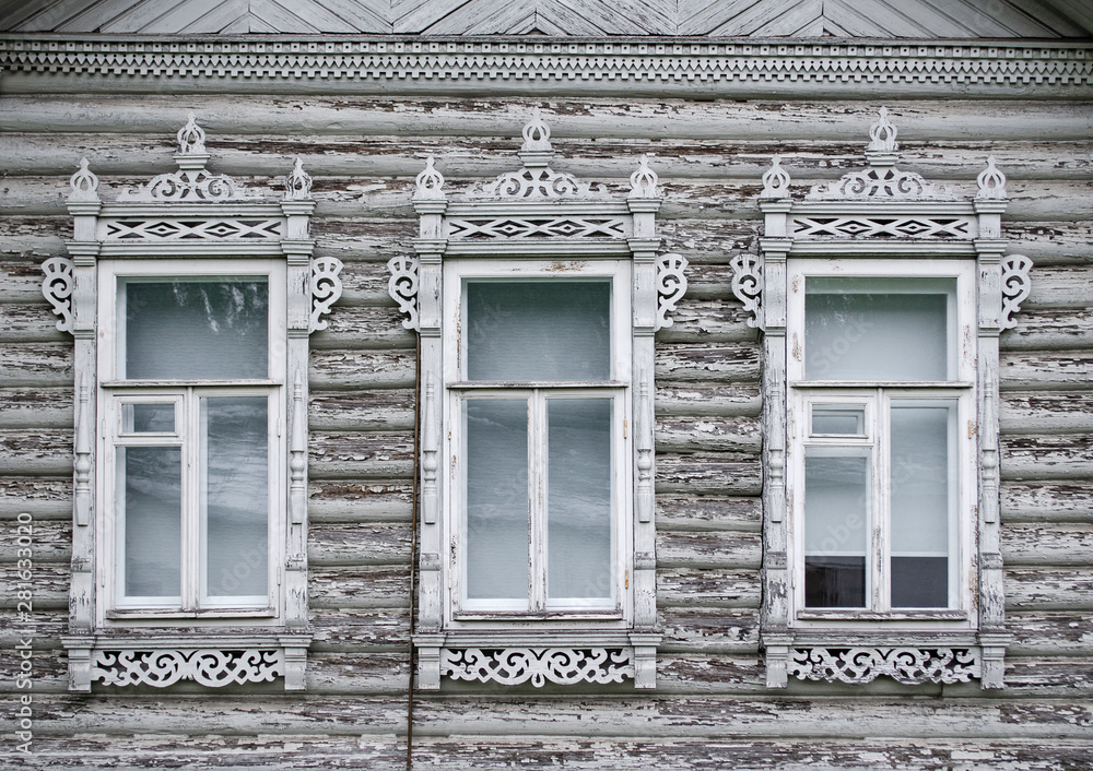 Windows. Wooden architecture. Craftsmanship. Old masters Windows. Wooden architecture. Craftsmanship. Old masters