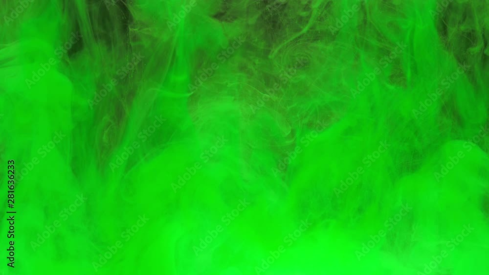 Colorful green ink mixing in water, swirling softly underwater with copy space. Colored acrylic cloud of paint isolated. Abstract smoke explosion animation. Universe. Art background. Slow motion. 4K Colorful green ink mixing in water, swirling softly underwater with copy space. Colored acrylic cloud of paint isolated. Abstract smoke explosion animation. Universe. Art background. Slow motion. 4K
