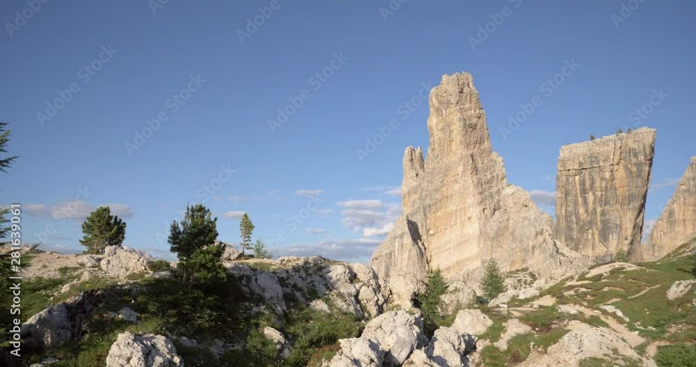 Cinque Torri Dolomites alps in Italy Cinque Torri Dolomites alps in Italy