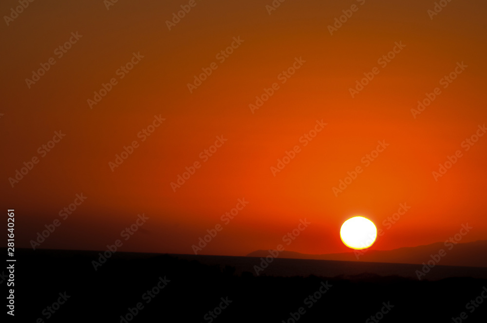 sunset from bani dunes sunset from bani dunes