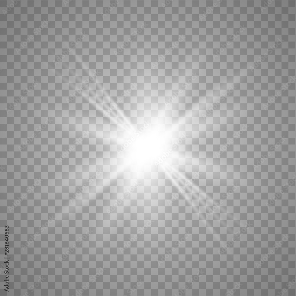 Glow light effect. Glow light effect.