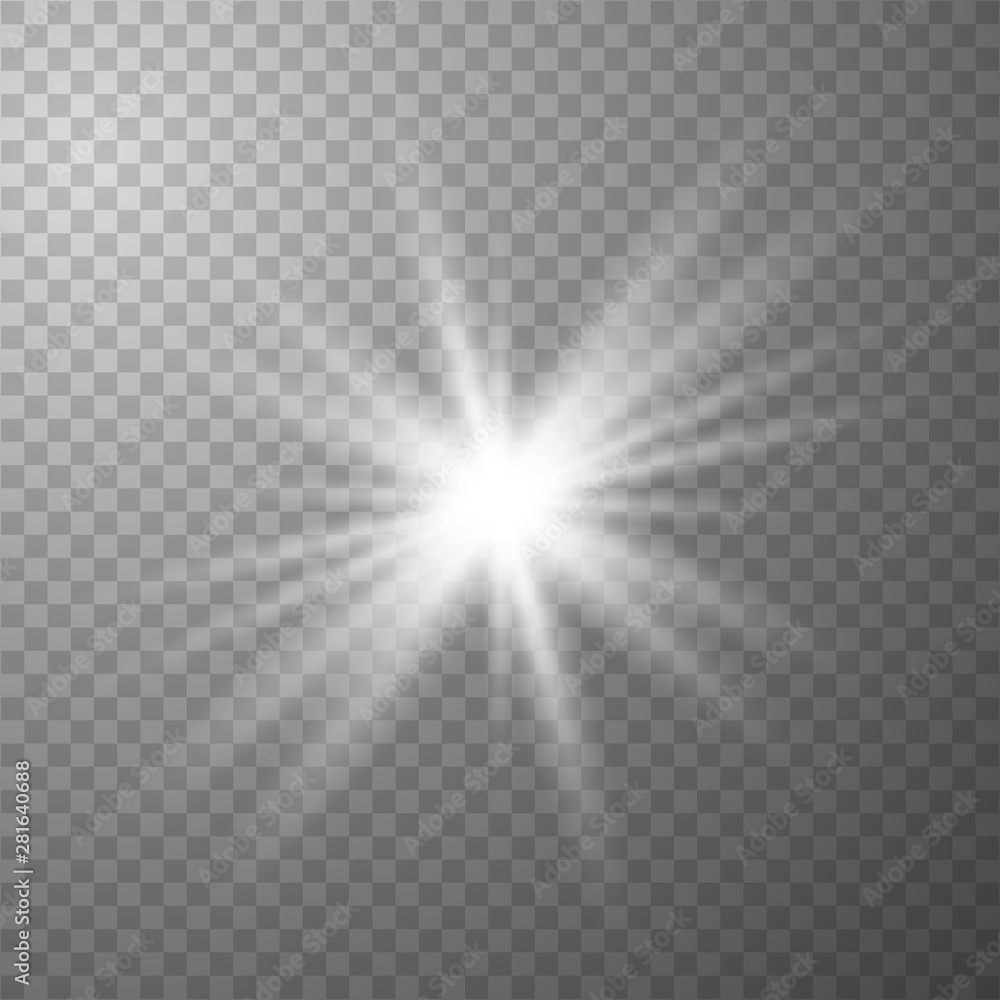 Glow light effect. Glow light effect.