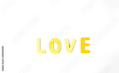 love , The text to be used in the article, or used in advertising