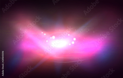 Cosmic Galaxy Background with stardust and bright shining stars. vector abstract illutration.