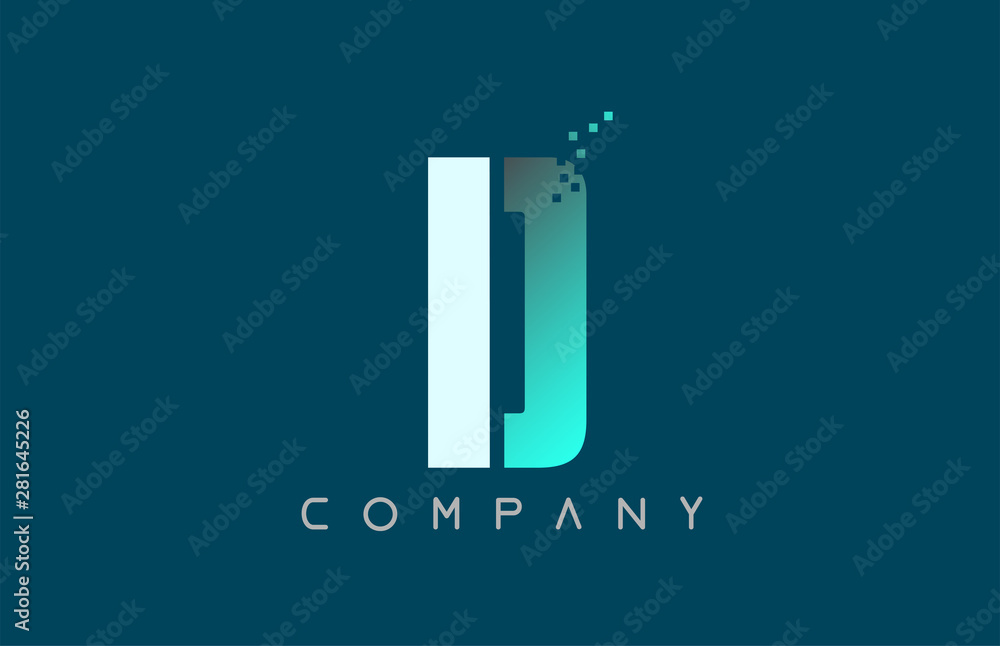 alphabet letter D logo company icon design alphabet letter D logo company icon design