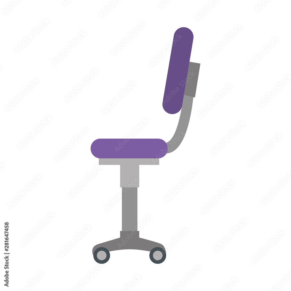 office chair equipment isolated icon office chair equipment isolated icon