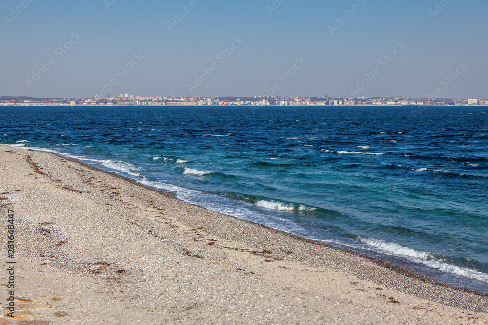 scandinavian littoral , scenery of Niva Bugt scandinavian littoral , scenery of Niva Bugt