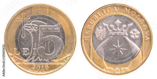 Wallpaper Mural New Moldovan Lei Coin Torontodigital.ca