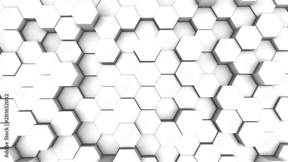 3D design trending polygonal white background with copyspace 3D design trending polygonal white background with copyspace