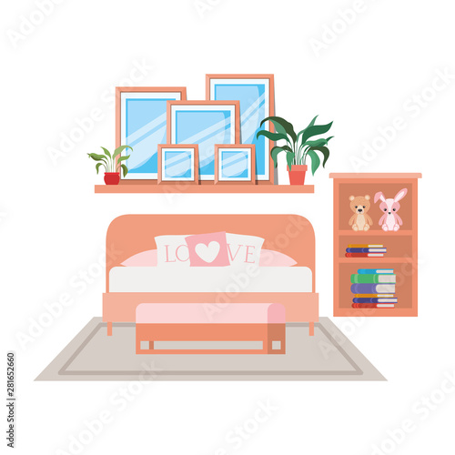 Teddy bear and rabbit design