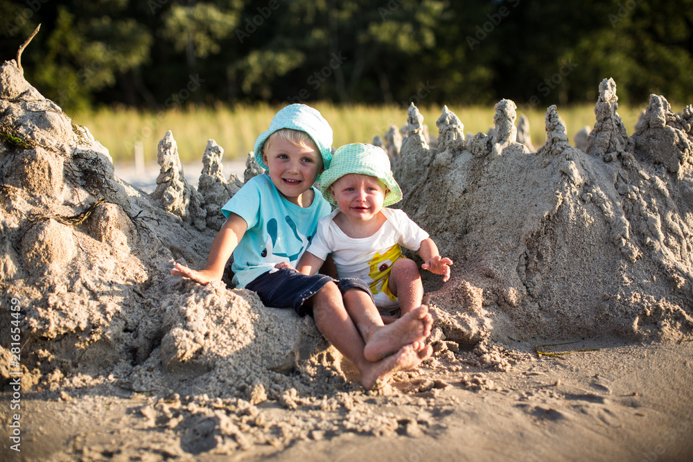 Fototapeta premium Urlaub am Strand