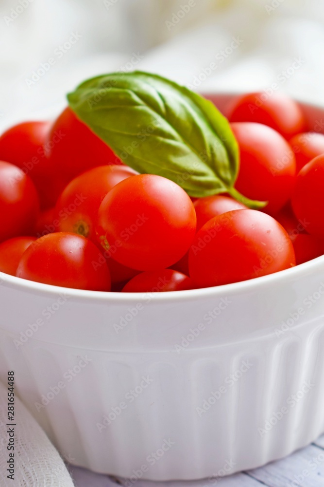 Fresh,ripe tomatoes on a wooden background.Healthy diet.