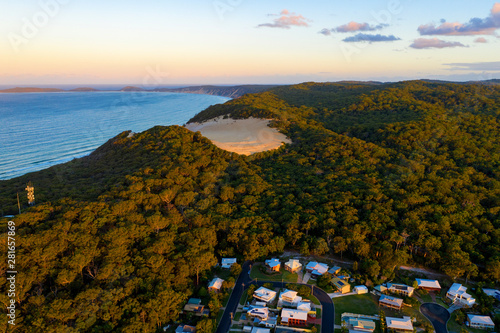 The Carlo sand blow near Rainbow Beach in QLD photo