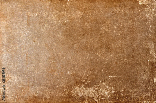 Used cardboard texture Scratched paper background