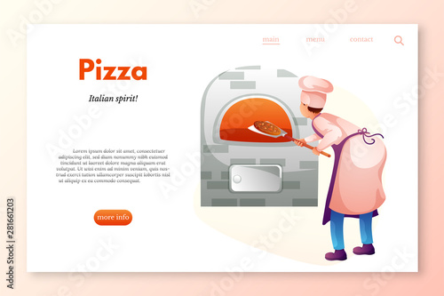 Pizza restaurant website template