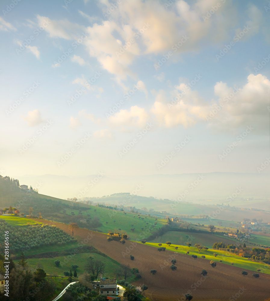 Obraz premium Italy Marche's hills.
