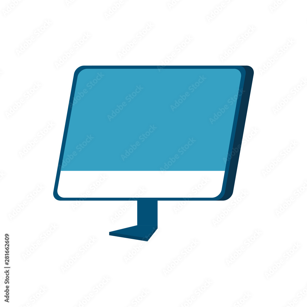 computer desktop device isolated icon computer desktop device isolated icon