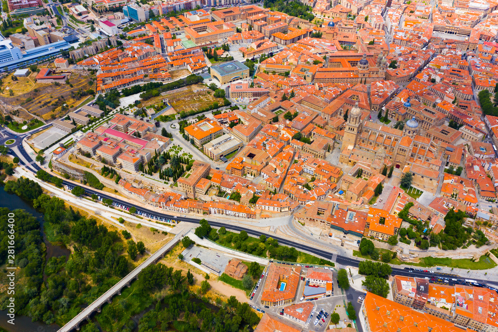 Cityscape of Spanish city Salamanca