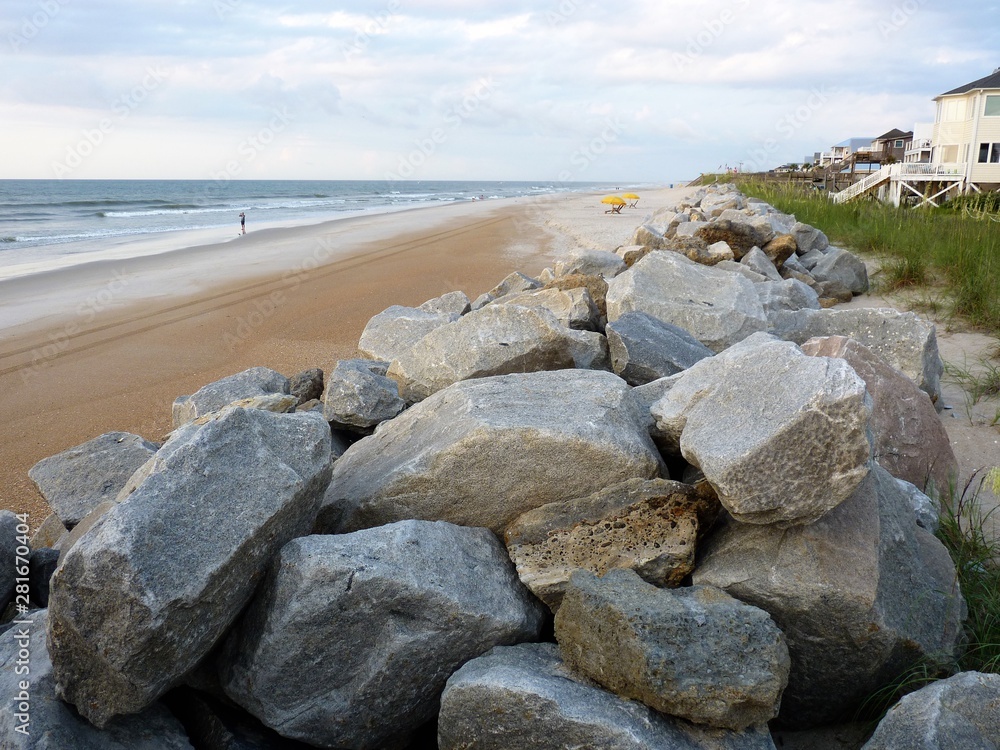 rocks on the beach rocks on the beach