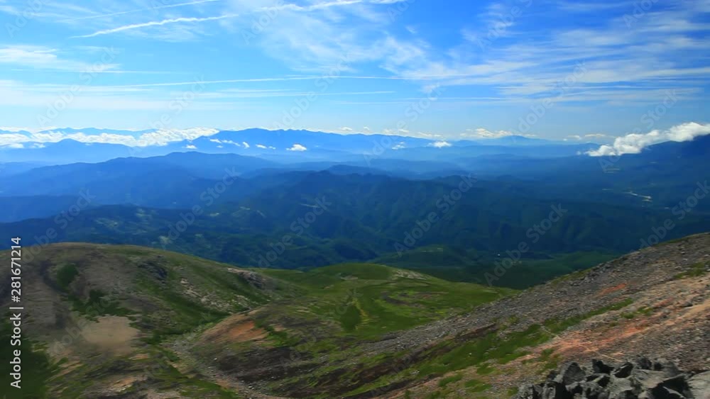 Landscape with view of mountains, Matsumoto, Nagano Prefecture, Japan Landscape with view of mountains, Matsumoto, Nagano Prefecture, Japan