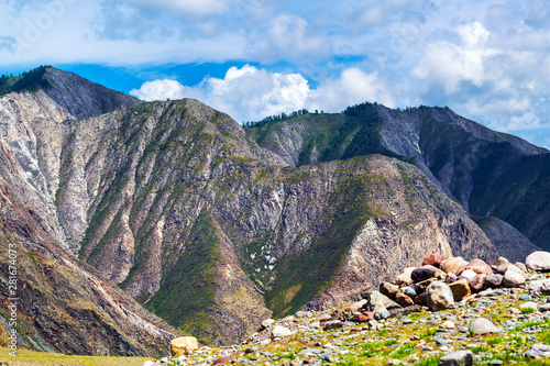 Mountain Altai landscape. Altai Republic, Russia photo