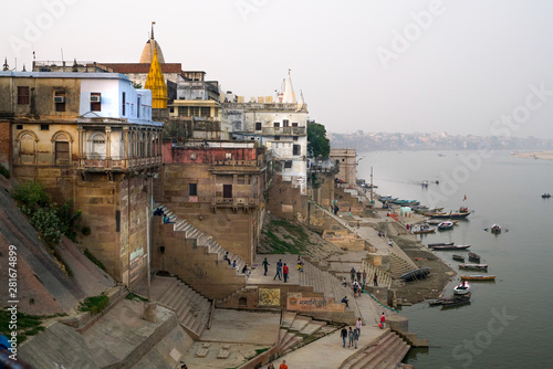 Varanasi/India-07.11.2018:The holly town of Varanasi