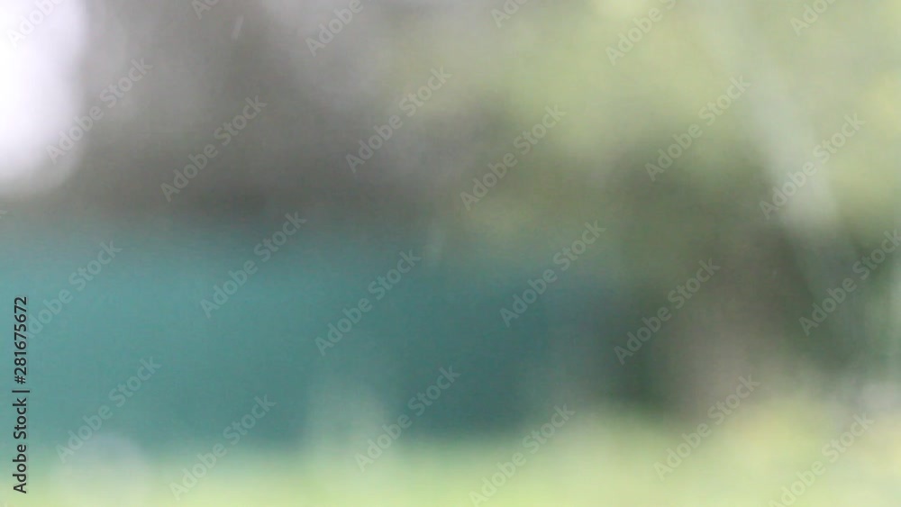 Heavy rain on natural background. Rain drop falling down Heavy rain on natural background. Rain drop falling down