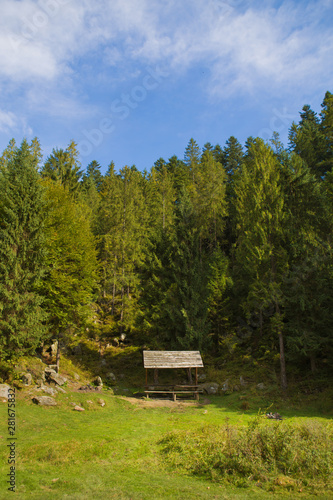 very beautiful autumn panoramas of the Carpathians, Ukraine