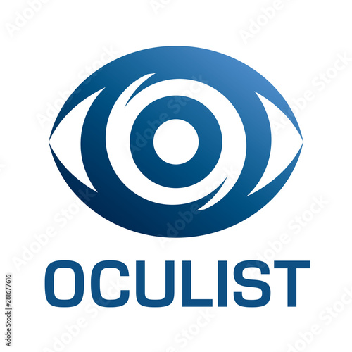 vector logo optometrist, optics and vision check
