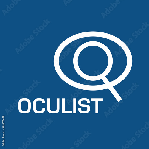 vector logo optometrist, optics and vision check