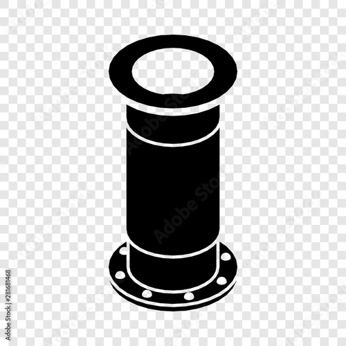Sewerage pipe icon. Simple illustration of sewerage pipe vector icon for web