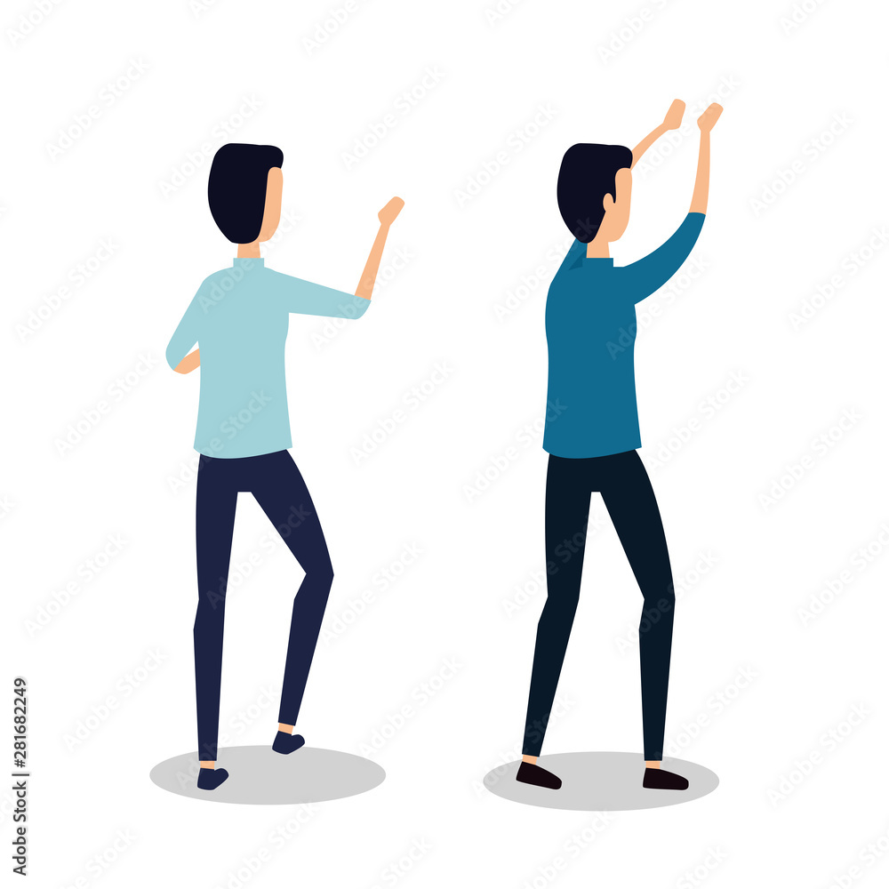 elegant young businessmen avatars characters elegant young businessmen avatars characters