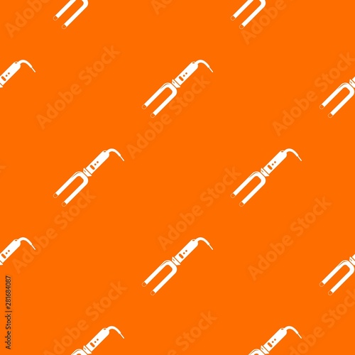 Hair curl pattern vector orange for any web design best
