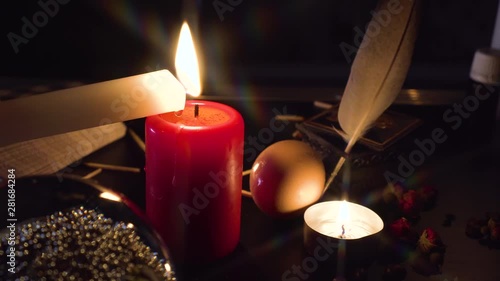 Tarot Cards Seance Black Magic Future Prophecy Mystic Ritual Oracle Medium Psyhic Esoteric Halloween Paranormal