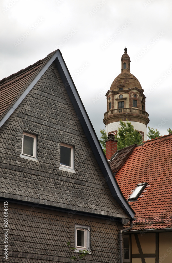Altes Schlossat (Old castle) in Hochst (district of Frankfurt am Main). Germany Altes Schlossat (Old castle) in Hochst (district of Frankfurt am Main). Germany