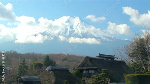 View of Fuji mountain,  Oshino Nomura,  Minamitsuru,  Yamanashi photo