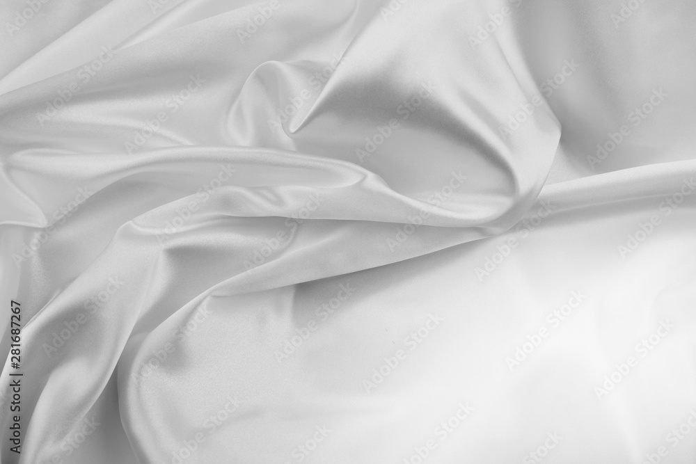 White silk fabric lines White silk fabric lines
