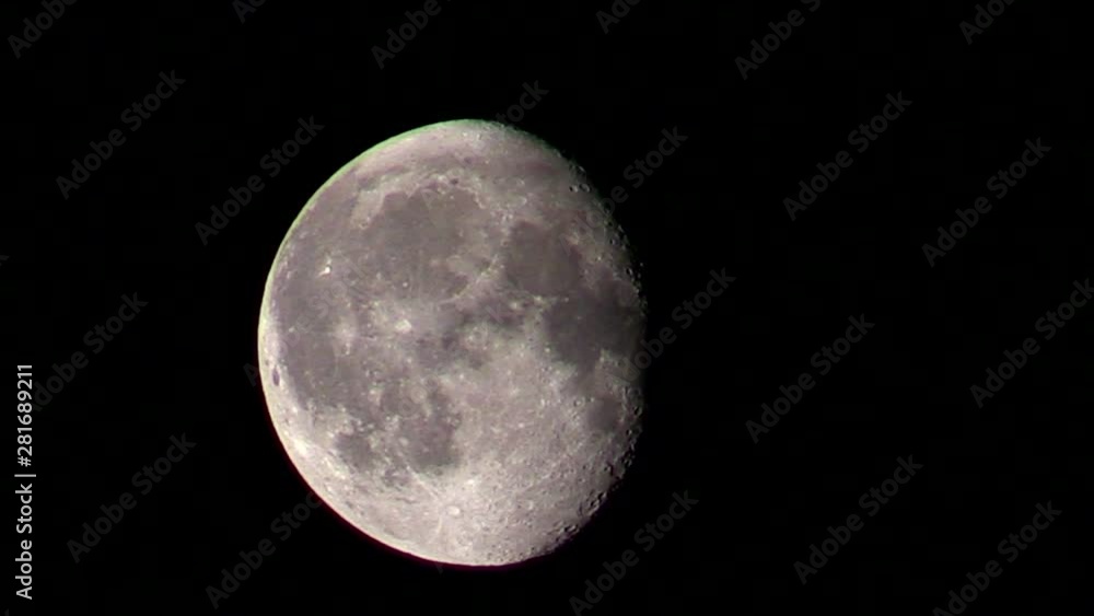 Lockdown shot of moon, Toyokoro, Nakagawa, Hokkaido Lockdown shot of moon, Toyokoro, Nakagawa, Hokkaido