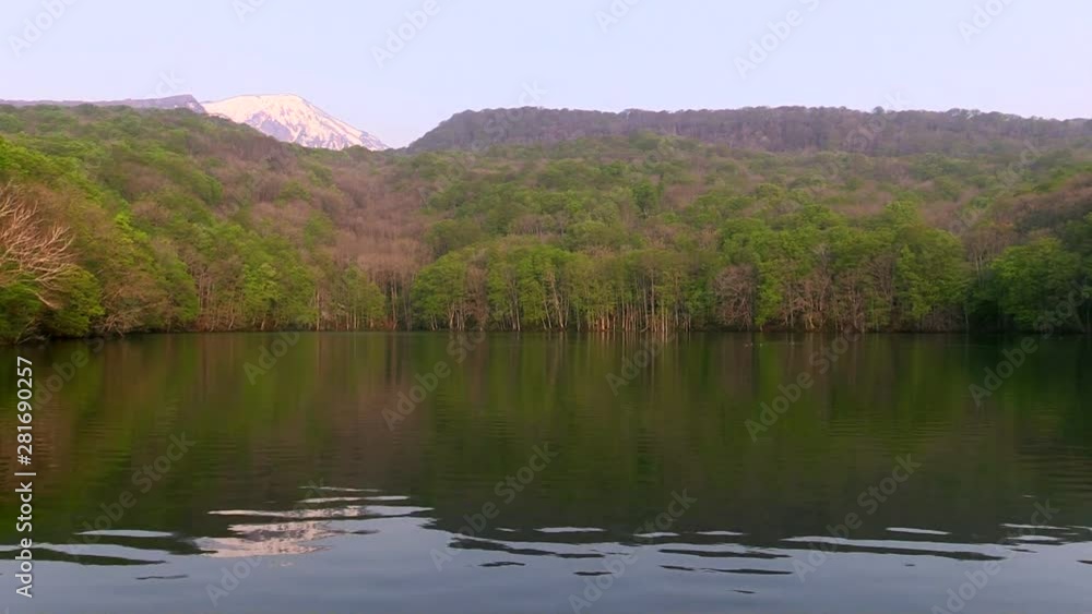 Wide shot of lake in Kakinuma, Towada, Aomori Wide shot of lake in Kakinuma, Towada, Aomori