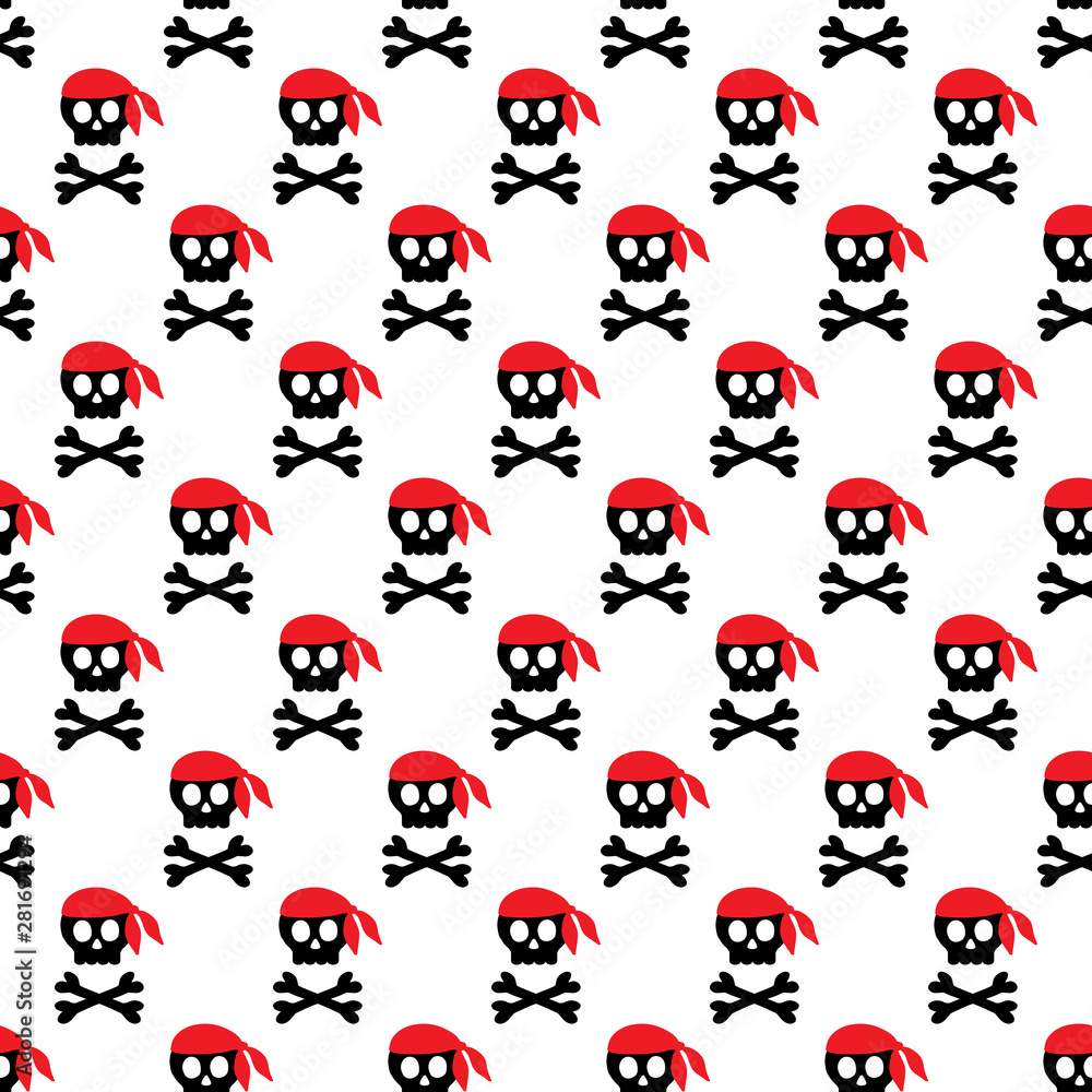Seamless pattern with skulls Seamless pattern with skulls