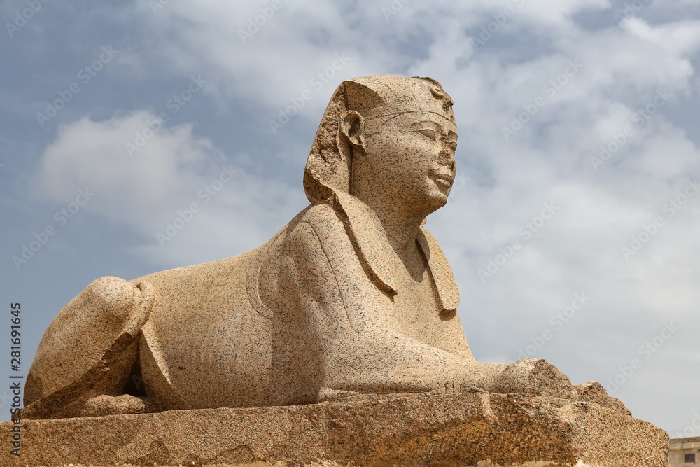 Sphinx in Serapeum of Alexandria, Egypt