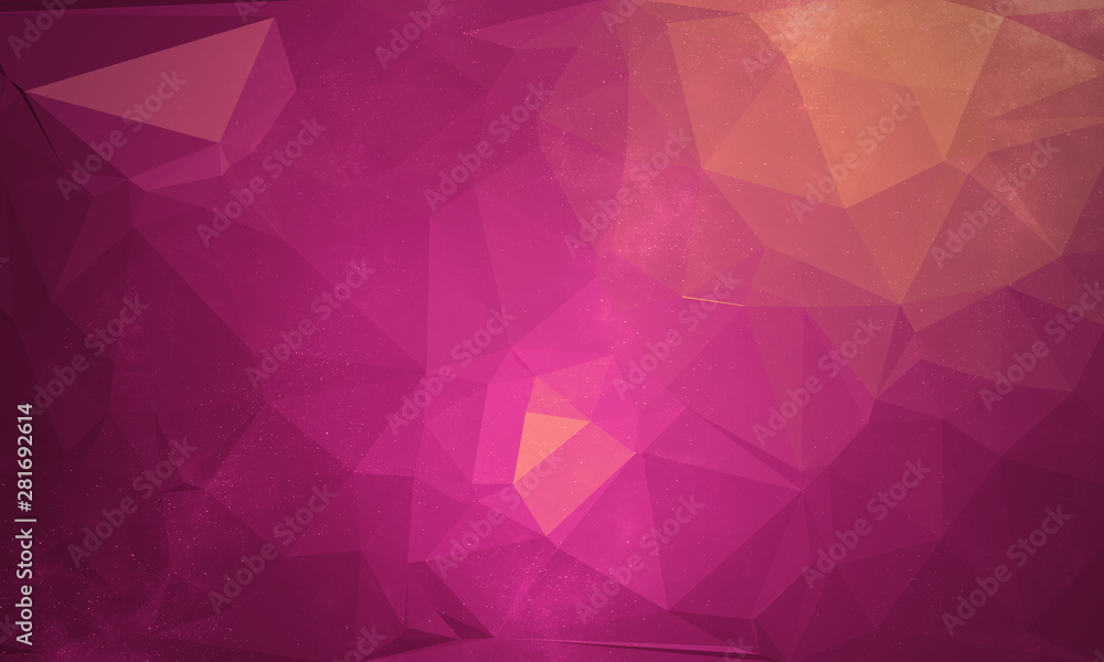 Pnk polygon abstract space background Pnk polygon abstract space background