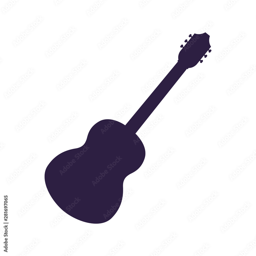 guitar musical on white background guitar musical on white background