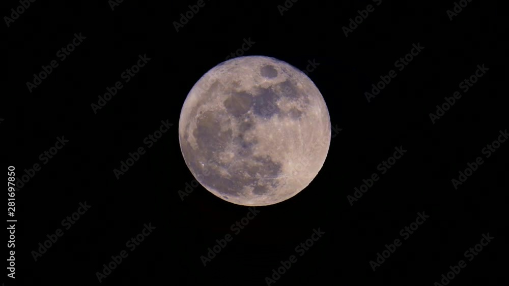 Full moon in sky at night, Japan Full moon in sky at night, Japan
